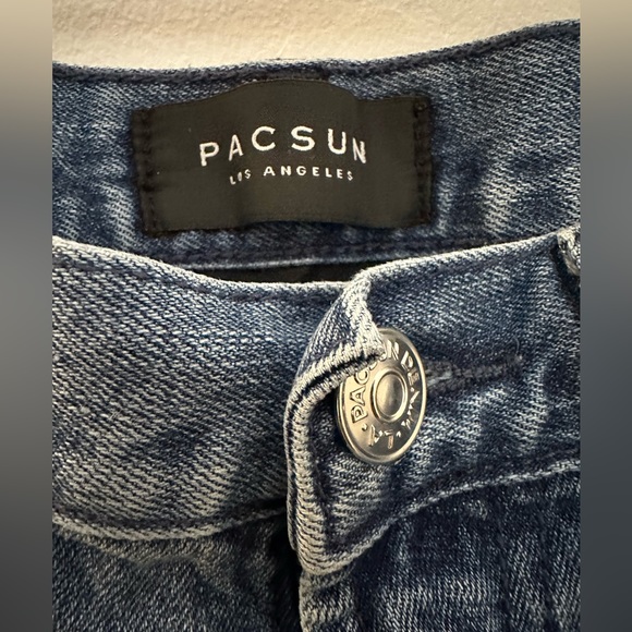 Pacsun Jeans Men’s 31X32 Blue Stacked Skinny Comfort Stretch Denim Medium Wash - Picture 4 of 13